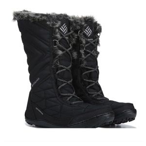 Columbia Black Minx Mid III Winter / Snow Boots, Size 8
